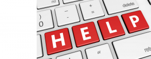 keyboard keys - HELP - signifies WordPress help available